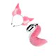 thumbnail image 2 of Minnieouse Kit de orejas de cola larga y gato, disfraz de Animal para fiestas de disfraces, conjunto de orejas y cola de gato, regalos Disfraces de disfraces rosa, 2 of 6