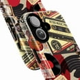 thumbnail image 2 of Vintage Music Ticket Collage Phone Case, 80s Rock Aesthetic Cover for iPhone 17 16 15 14 13 12 11 Series, 2 of 6