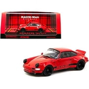 Tarmac Works T43-018-RE 1-43 Scale RAUH-Welt WB Backdate Diecast Model Car, Red & Black