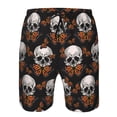 thumbnail image 4 of Kdxio Butterfly Skull Pattern Mens Casual Shorts - Drawstring Summer Beach Sports Shorts for Men, 4 of 9