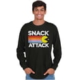 thumbnail image 5 of PACMAN Snack Attack Hungry Hangry Long Sleeve TShirt Men Women Brisco Brands S, 5 of 6