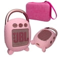 thumbnail image 1 of Funda de transporte y funda de silicona para JBL Clip 4, color rosa, 1 of 6