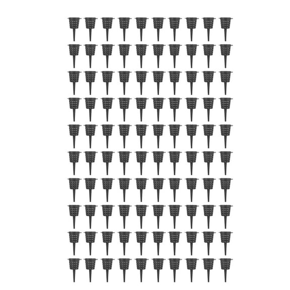 100pcs Bonsai Fertilizer Baskets with Lid Portable Fertilizer Mesh Baskets for Potted Plants Succulent Orchid