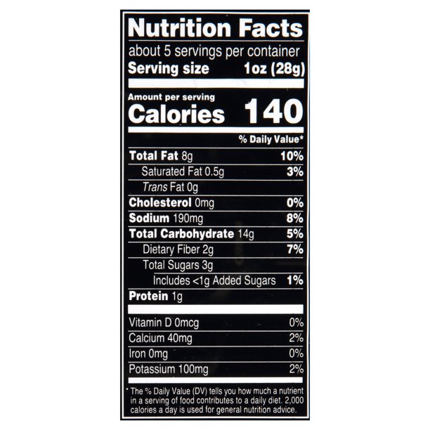 TERRA VEG SOUR CREAM ONION CHIP BAG 5 0Z