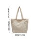 thumbnail image 3 of Women's Soft Fabric Tote Bag Large Capacity Nylon Shoulder Bag Handbag For Student Class Daily Use, 3 of 8