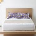 thumbnail image 6 of Sushi in Purple Silky Satin Pillowcase, Luxury Soft Pillow Case for Hair and Skin, Standard Size Slip Cooling Pillow Covers with Envelope Closure, 20x30in Home Decor Gifts, 6 of 7