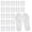 White01, variant on Qiweii 20 Pairs Bulk Disposable Hotel Slippers, White Spa Slippers for Guests, 5mm Thick Non-Slip Sole, One-Size Fits Most Men & Women, for Home, Salon, Gym