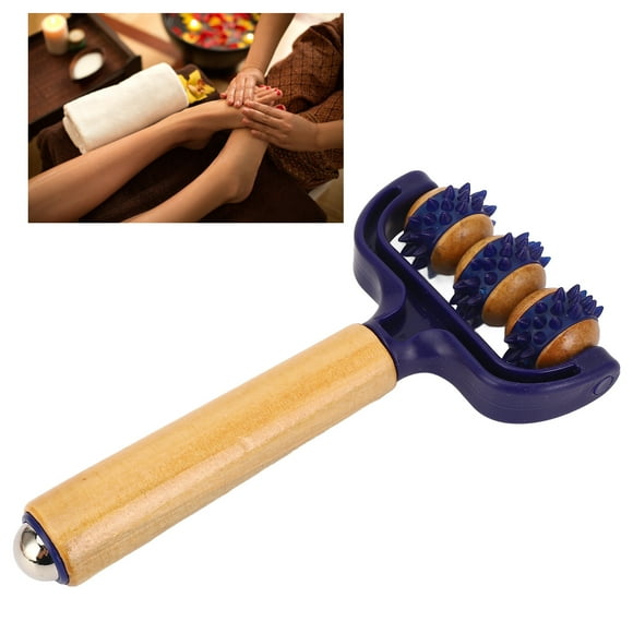 Rodillo Muscular De Mano, Rodillo De Masaje Ergonómico De Mano Para Viajes