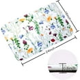 thumbnail image 5 of Floral Bath Mat, Leaf Bathroom Rugs, Flower Bath Rugs, 24''''X16'''', Super Soft and Absorbent Shaggy Plush Green Bath Rugs, Memory Non-Slip., 5 of 6
