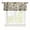 Color 2, variant on Rdsfhsp Botanical Wildflowers Sketch Window Valance Vintage Floral Short Curtain Rod Pocket for Kitchen