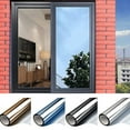 thumbnail image 1 of One-way Mirror Window Film Sun Blocking Glass Sticker - Sale - Black-silver, 1 of 5