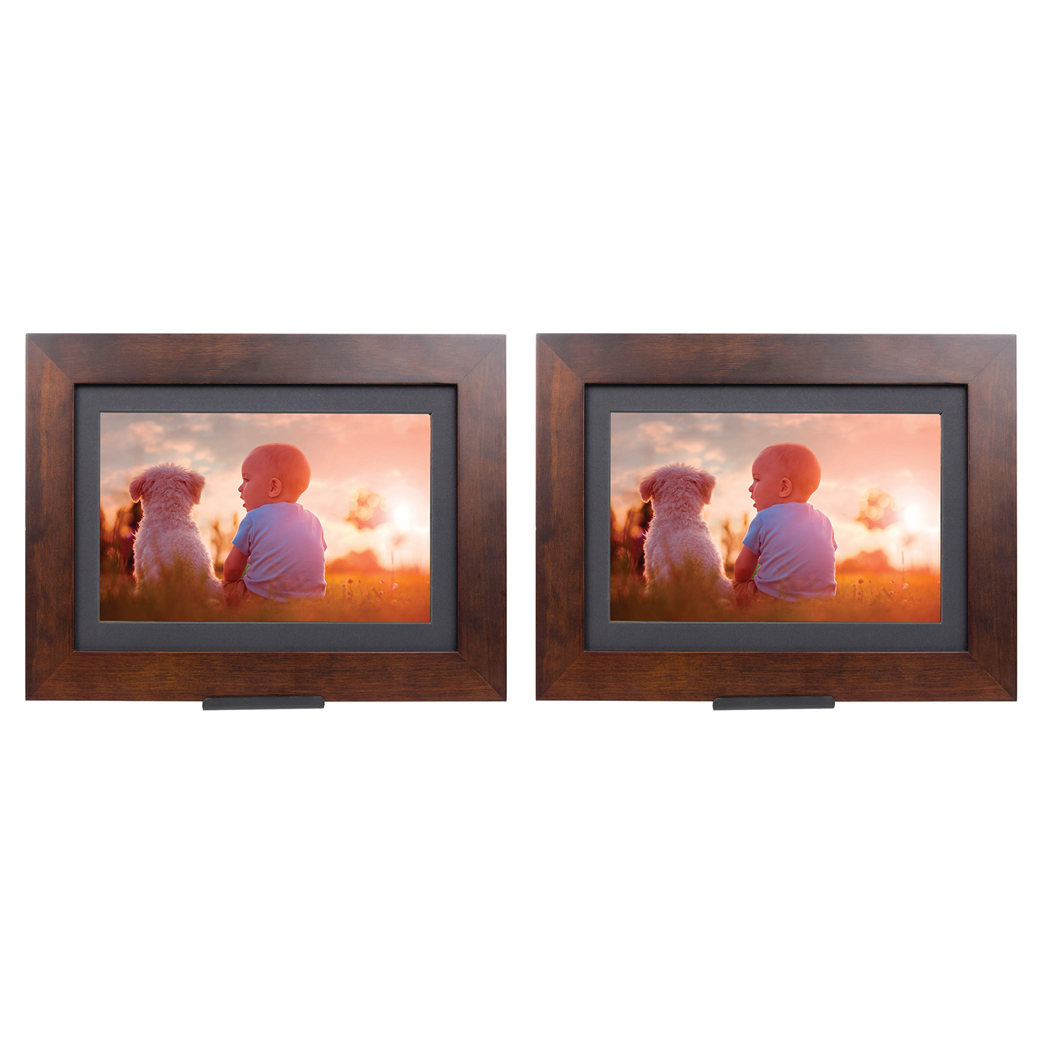 2 Pack PhotoShare Friends and Family Smart Frame 8" with HD 1080P LED