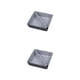 thumbnail image 3 of Caja de almacenamiento Billuyoard Fieltro para Llaves Bolígrafos controles remotos Organizador de cosméticos gris oscuro gris claro 2Conjunto, 3 of 6