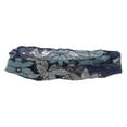 thumbnail image 2 of Unique Bargains 1 Pc Headband Eight-leaf Flower Lace Wide Hairband for Women Navy Blue, 2 of 5