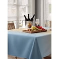 thumbnail image 6 of Blue Ombre Table Cloth, Waterproof Tablecloth for Rectangle Tables, Modern Yellow Gradient Farmhouse Art Reusable Washable Fabric Table Cover for Restaurant Kitchen Dining Tables 60"x84", 6 of 9