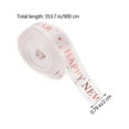 thumbnail image 2 of LOLIPPYY Happy New Year Ribbon Roll for Wreaths, Crafts, and Wrapping - 1 Roll, 2 of 7