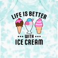 thumbnail image 4 of Inktastic Life is Better with Ice Cream Boys or Girls Baby Bodysuit, 4 of 5