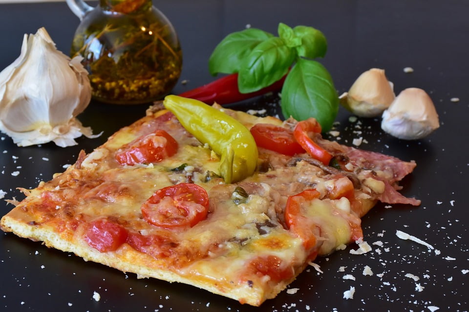 Cheese Pizza Tomatoes Dough Salami Pizza Topping20 Inch By 30 Inch