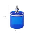 thumbnail image 3 of Soporte Para Almohadilla De Algodón Contenedor de caja de almacenamiento de varilla de hisopo de algodón con soporte de almohadilla de algodón de conejo lindo (azul), 3 of 6