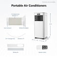 thumbnail image 2 of Topcobe 3-in-1 Portable Air Conditioner with Remote Control for Home, Windowless Air Conditioner Portable for Room Home, 2 of 7