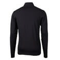 thumbnail image 3 of Men's Cutter & Buck Black Portland State Vikings Team Big & Tall Virtue Eco Pique Recycled Quarter-Zip Pullover Top, 3 of 3