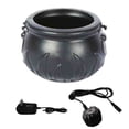 thumbnail image 1 of Autumn home decor Halloween Witch Cauldron Fog Maker Cauldron Mist Maker Fogger With 12 Led Light Color For Halloween Party Decor Prop, 1 of 8