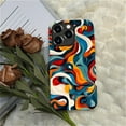 thumbnail image 5 of FKBRCL4U Compatible with iPhone 11 Pro Case, Swirling Colors Abstract Shapes Psychedelic Pattern for Girl Full Body Design Soft Silicone Drop Shock Scratch Protection for iPhone 11 Pro, 5 of 7
