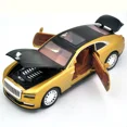 thumbnail image 4 of 1/32 For Rolls Royce Sparkling die-casting metal alloy models car sound and light recycling series, children's toy gifts, 4 of 6