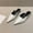 White, variant on Stylish Slippers With Pointed Toe Design Casual Half Slide Footwear Elegant And Versatile High Heel Sandals For Everyday Wear