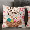 thumbnail image 3 of Hbdhejl Easter Pillowcase Rabbit Holiday Home Sofa Bedside Peach Skin Pillowcase, 3 of 4