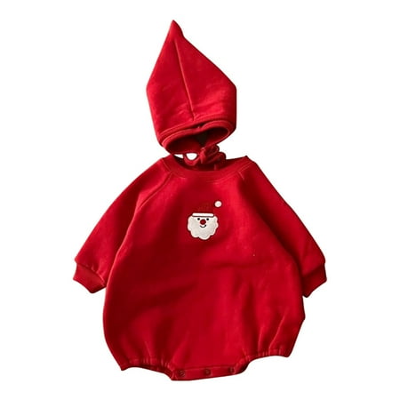 

Unisex Baby Girl Boy Christmas Outfit Long Sleeve Oversized Sweatshirt Romper Hat Xmas Clothes Set Baby Rompers for Girls Sister Outfits Girl and Baby Baby Girls Formal Dresses Romper Girl 6-9 Months