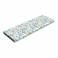 thumbnail image 1 of Starfish Bench Pad, Hand Drawn Colorful Love of Sea Life Themed Subaquatic Animal Doodles Illustration, HR Foam Cushion with Decorative Fabric Cover, 45" x 15" x 2", Multicolor, by Ambesonne, 1 of 3