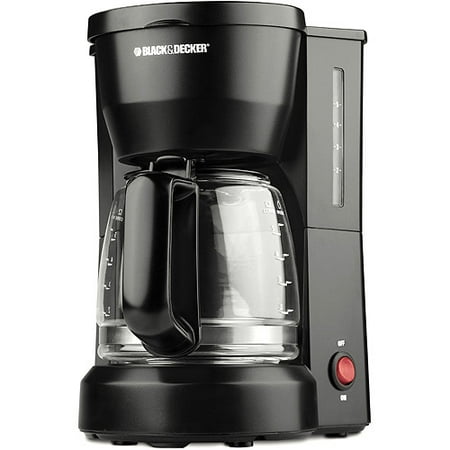 Black & decker 5 cup coffeemaker, black walmart.com