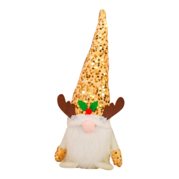 Ganfancp Adorno Navideño Reno-Familia con Bufandas Adorno Personalizado Adorno Papá Noel Ofertas Del Día Liquidación 1X Muñeca