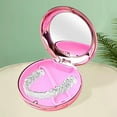thumbnail image 3 of Enqiretly Étui de Voyage avec Miroir Protection contre les Trous avec Or Rose, 3 of 5