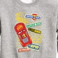 thumbnail image 3 of Disney's Cars - McQueen Decals - Toddler And Youth Crewneck Fleece Sweatshirt, 3 of 5
