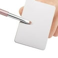 thumbnail image 4 of 2pcs Nail Art Pallets with Finger Ring Makeup Color Mixing Tray Nail Paint (Silver, Medium), 4 of 8