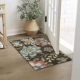 thumbnail image 3 of (2 pack) Mainstays Farmhouse Oversized Floral Gray Multicolor Indoor Accent Rug, 1'8"x2'10", 3 of 10