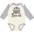thumbnail image 3 of Inktastic Gigi and Pappy Love Me Girls Long Sleeve Baby Bodysuit, 3 of 5