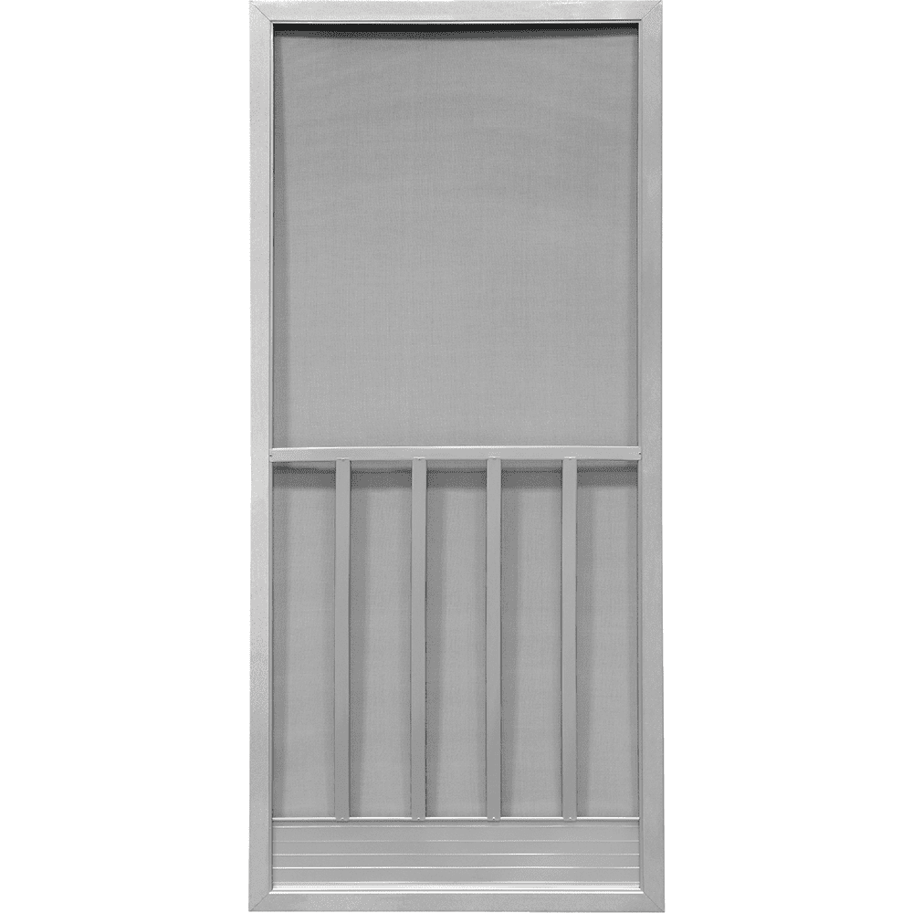 PRECISION SCREEN & SECURITY PROD Promo Series Screen Door, Gray