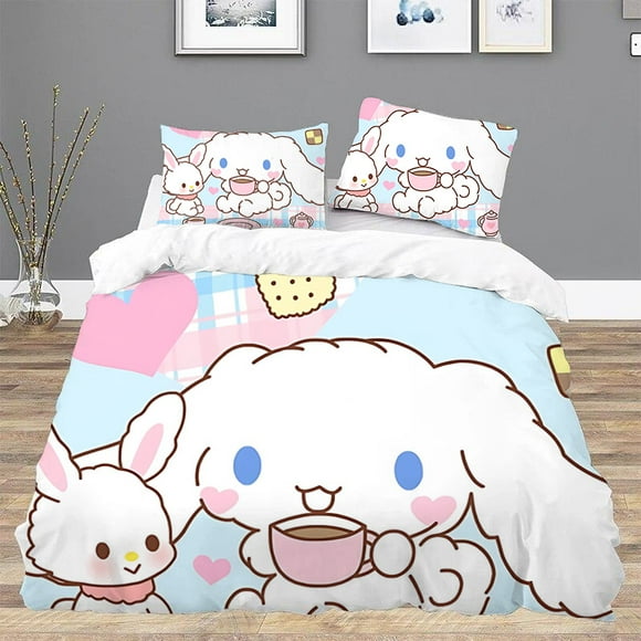 CinnamorollS Comforter Bedding Sets Bed Linen Sets Duvet Cover Set Twin Size Bedding Double Queen Home Textile GardenBed Sheets