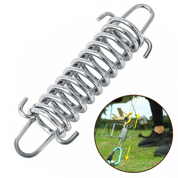 304 Stainless Steel Boat Anchor Docking Mooring Spring Cable Tension Dog Tie