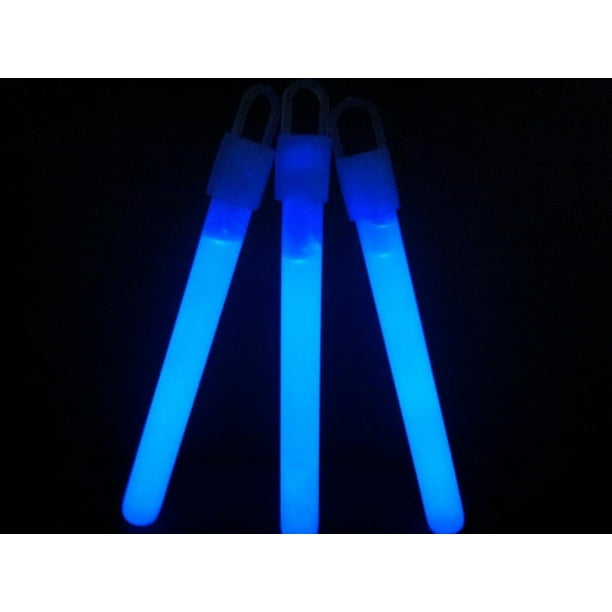 Glow Sticks Bulk Wholesale, 100 4" Glow Stick Light Sticks Blue + 100