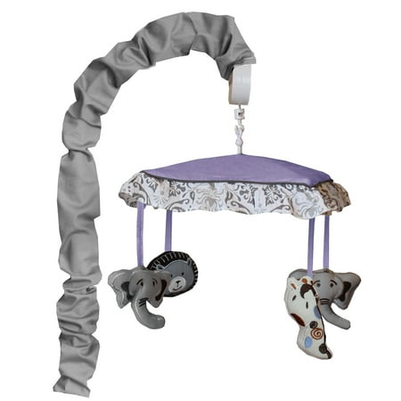 Babyfad Purple Damask 10 Piece Crib Bedding Set Walmart Canada