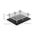 thumbnail image 7 of Baluue 2-Pack Card Flattening Tool with Acrylic Holder for Home Use, Flat Press for Sports and Trading Cards, 7 of 7
