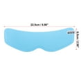 thumbnail image 3 of 2pcs 8.86"x2.56" Rain Proof Film for Motorcycle Helmet Universal Anti Rain Shield Film Lens Sticker, 3 of 7