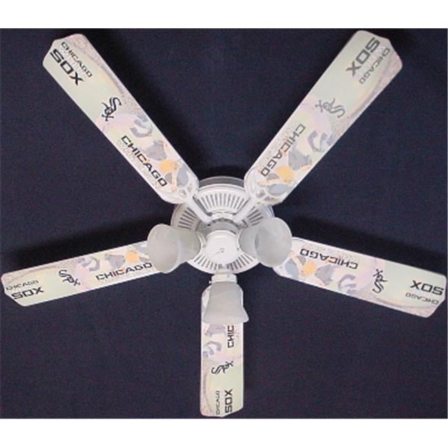 Ceiling Fan Designers 52FANMLBCHW MLB Chicago White Sox Baseball