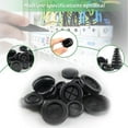 thumbnail image 6 of Flyshop 45 mm 1-3/4" Round Hole Grommet, 38 mm 1-1/2" ID, One-sided Synthetic Rubber Plug Wire Grommets Protector Automotive Firewall Cable Hole Plug, Black, 4PCS, 6 of 8