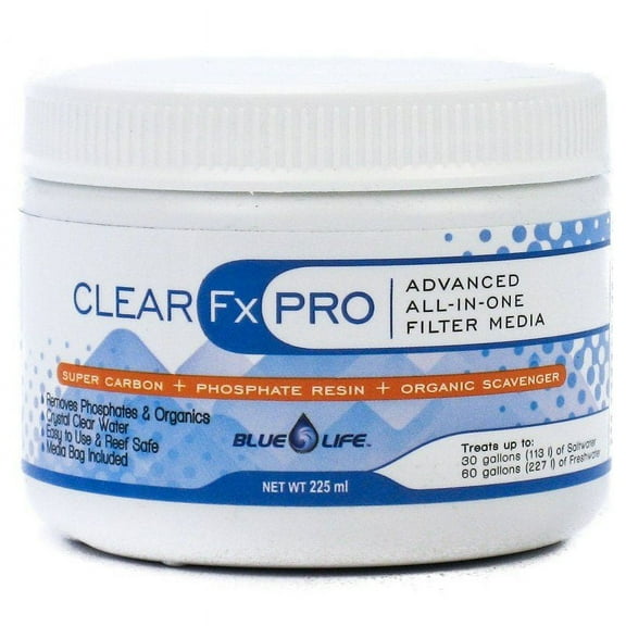 Blue Life Clear FX Pro Filter Media [Aquarium, Filter Media & Material] 225 ml