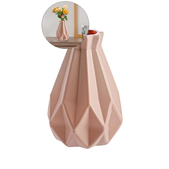 Dvruxg Plastic Vase - Shatterproof Lightweight Home Decor for Hydroponics, Flowers, and Modern Living Room | Elegant Gift Idea for Weddings & Housewarming